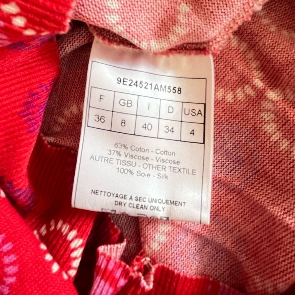 Christian Dior Printed Bow 3/4 Sleeve Knit Sweater - Picture 9 of 9